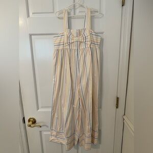 Janie and Jack x Aerin Girls' Striped Cotton Jumpsuit  Wide Leg NWT Size 10